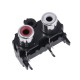 RCA колодка на 2 виходи RCA-202-N-RE-WH