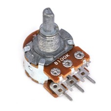 R16 100 kOhm лінійний стерео KLS4-WH148-1B-4F-18T-B104-L15