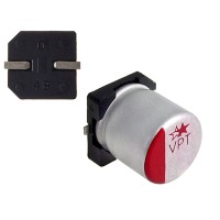 Конденсатор 220uF 16V VPT 8x9mm SMD (VPT1C221M0809) (полімерні) Leaguer