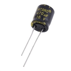 470uF 16V EXR 10x12,5mm low imp. EXR471M16B-Hitano електролітичний конденсатор низькоімпедансний