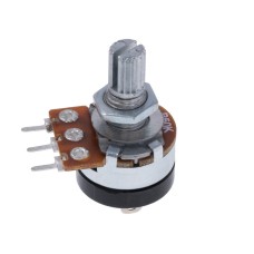 R16 50 kOhm лінійний моно, з вимикачем KLS4-WH148-K2-2-18T-B503-L15