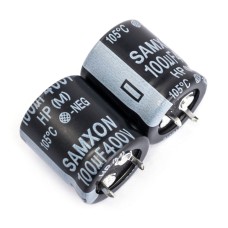 100uF 400V HP 22x25,5mm 105 ° C HP100/400-Samxon електролітичний конденсатор