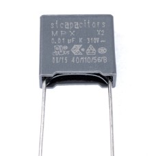 MPXclass X2 10nF 310VAC K/-10%, P,10mm, 5x11x12mm X2 103K 31L10 C2-Stcapasitor конденсатор плівковий
