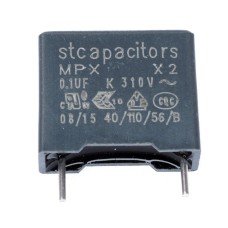 MPX class X2 100nF 310VAC K/-10%, P , 10mm, 5x11x13mm, L , 3,5mm X2104K31L10 C2-1 L-3,5mm -Stcapasitor конденсатор плівковий