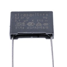 MPX class X2 100nF 310VAC K/-10%, P , 15mm, 5x11x18mm X2104K31L15 D1 -Stcapasitor конденсатор плівковий