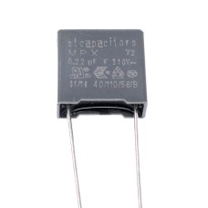 MPX class X2 220nF 310VAC K/-10%, P , 10mm, 6x12x13mm X2224K31L10 C3 -Stcapasitor конденсатор плівковий