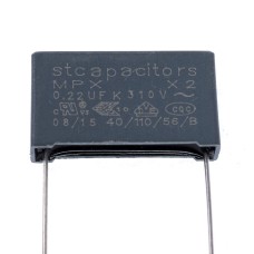 MPX class X2 220nF 310VAC K/-10%, P , 22,5mm, 6x15x26,5mm X2224K31L22 E1 -Stcapasitor конденсатор плівковий