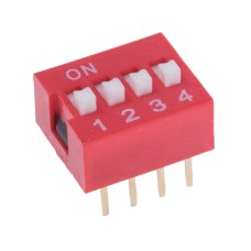 Перемикач DS-04 SWD1-4 KLS7-DS-04-R-0-0