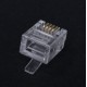 RJ14 вилка 6P4C (KLS12-RJ12-6P4C - KLS)