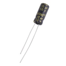 10uF 50V EXR 5x11mm low imp. EXR100M50B-Hitano електролітичний конденсатор низькоімпедансний