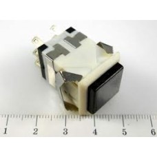 Кнопка PSW-10L Black з фіксацією з підсвічуванням on-off