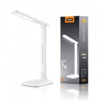 LED Лампа настільна VIDEX VL-TF02W, 3000-5500К, 7Вт, 220V