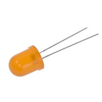 Светодиод 10mm оранжевый 625nm, 60 ° (L-813ED Kingbright)