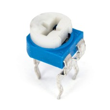 500 kOhm SF065 потенціометр вивідний, регулювання зверху WH06-2A-504