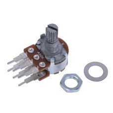 R16 50 kOhm логарифмічний стерео KLS4-WH148-1B-3-18T-A503-L15