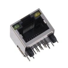 Розетка 8P8C екранована KLS12-108-8P8C-1x1-1-G/Y-0-01