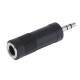 Перехідник стерео Jack3,5 в Jack6,35 Global Tone