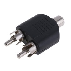 Перехідник 1 "мама" RCA в 2 RCA "тато" GT1-1759