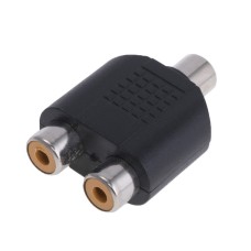 Перехідник 1 "мама" RCA в 2 RCA "мама" GT1-1758