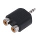 Перехідник стерео Jack3,5 в 2 RCA (GT1-1745) Global Tone