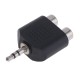 Перехідник стерео Jack3,5 в 2 RCA (GT1-1745) Global Tone