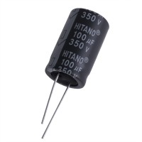 Електролітичний конденсатор 100uF 350V EHR 18x31,5mm (EHR101M2VBA-Hitano