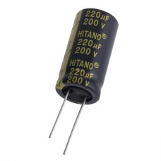 220uF 200V EXR 18x36mm low imp. EXR221M2DBA-Hitano електролітичний конденсатор низькоімпедансний