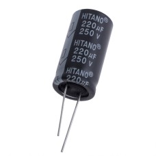 220uF 250V EHR 18x36mm EHR221M2EBA-Hitano електролітичний конденсатор