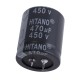 Електролітичний конденсатор 470uF 450V EHP 35x40mm (EHP471M2WBB-Hitano