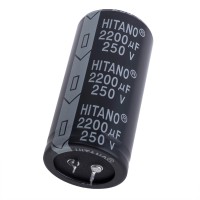 Електролітичний конденсатор 2200uF 250V ELP 35x70mm (ELP222M2EBA-Hitano