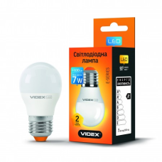 Лампа 7Вт VIDEX Standart, 4000К, E27, 220V VL-G45e-07274