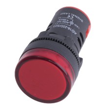 Індикаторна LED лампа AC / DC 24V червона AD16-22D / S, Hord