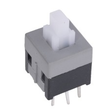 Кнопка PSM 8,5х8,5 з фіксацією, три виводи KLS7-P8.5X8.5-1 3-pins