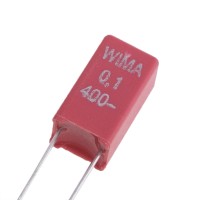 100nF 200VAC 400VDC 5mm ±10% (MKS2-100N,400-R) MKS2G031001K00KO00 WIMA