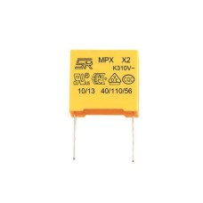 MPX 470nF 310V K/-10%, P , 22,5mm, 10x19x26,5mm KMKP470/310k22.5-SR конденсатор плівковий