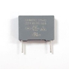 MKP class X2 22nF 275VAC K/-10%, P , 10mm, 4x9x13mm конденсатор плівковий