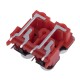 RCA колодка на 4 виходів KLS1-RCA-401-Т-RE-RE-WH-WH
