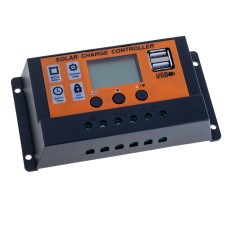Контролер для систем сонячної батареї 10А 12В/24В PWM