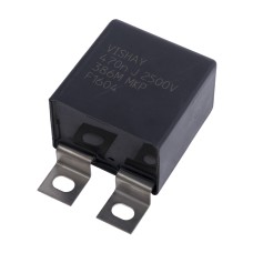 MKP 470nF 2500VDC J/-5%, P , 28mm, 44x30x46mm MKP386M447250J-T1-Vishay конденсатор плівковий