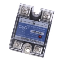 Реле твердотільне ZGT-10DD (CG) однофазне 3-32VDC (25mA), 5-220VDC (10A)