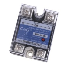 Реле твердотільне ZGT-10DD CG однофазне 3-32VDC 25mA / 5-220VDC 10A