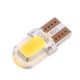 Лампа автомобильная LED W5W,194,T10 COB 8smd [желтая]