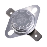 Термопредохранитель 60°C 250V,15 A (L-KLS5-KSD301-A-060BF1-B-15A), самовосстанавливающийся