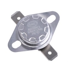 Термозапобіжник 70°C 250V/15 A L-KLS5-KSD301-A-070BF1-B-15A, що самовідновлюється