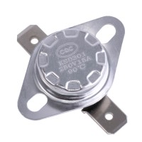 Термопредохранитель 90°C 250V,15 A (L-KLS5-KSD301-A-090BF1-B-15A), самовосстанавливающийся
