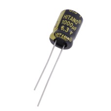 1000uF 6,3V EXR 8x12mm low imp. EXR102M0JBA-Hitano електролітичний конденсатор низькоімпедансний