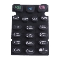Клавиатура резин. в трубку (CW-2440A-302) Eng,Rus Silicone Rubber