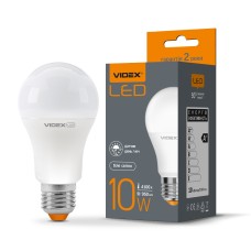 Лампа світлодіодна 10Вт із сенсором освітлення VIDEX Standart, 4100К, E27, 220V VL-A60e-10274-N