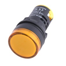 Індикаторна LED лампа AC / DC 48V жовта AD16-22D / S, Hord