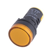 Індикаторна LED лампа AC / DC 24V жовта AD16-22D / S, Hord